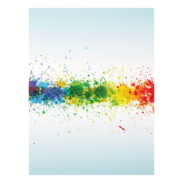 Quadro in forex - Rainbow Splatter - Verticale 3:4