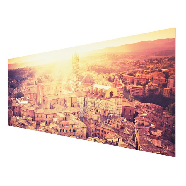 Quadro in forex - Fiery Siena - Panoramico