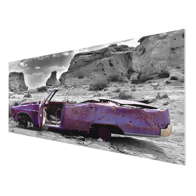 Quadro in forex - Pink Cadillac - Panoramico