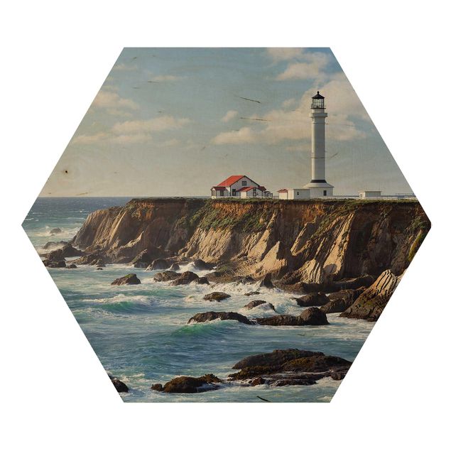 Esagono in legno - Point Arena Lighthouse California
