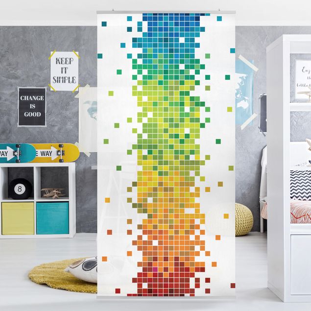 Tenda a pannello Pixel Rainbow 250x120cm