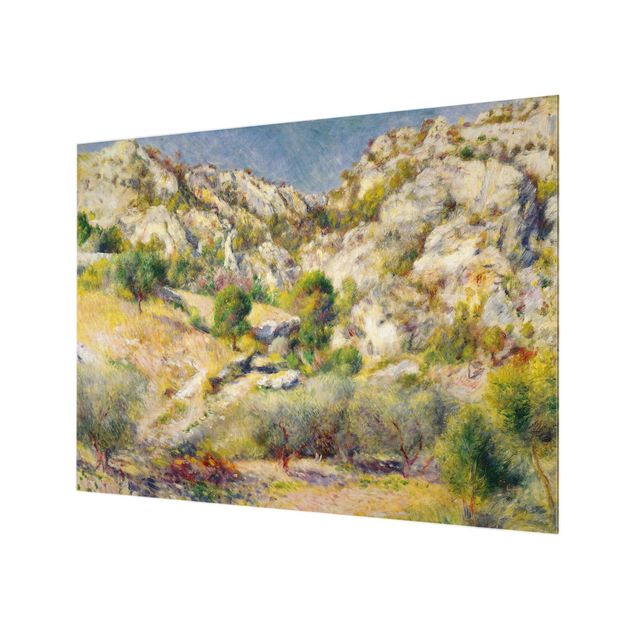 Paraschizzi in vetro - Auguste Renoir - Rock At Estaque