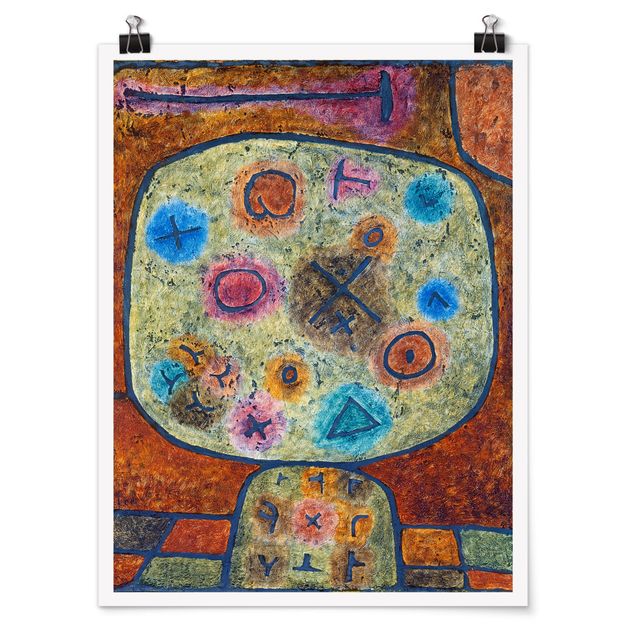 Poster - Paul Klee - Fiore In Pietra - Verticale 4:3