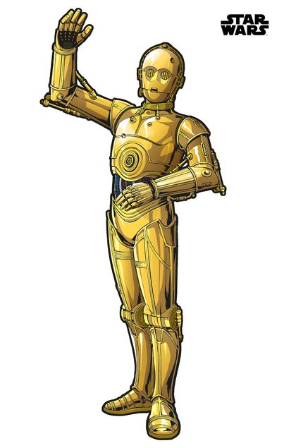 Carta da parati gaming Star Wars XXL C-3PO