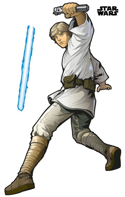 Carta da parati gaming Star Wars XXL Luke Skywalker