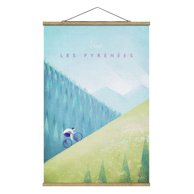 Foto su tessuto da parete con bastone - Poster Travel - I Pirenei - Verticale 3:2