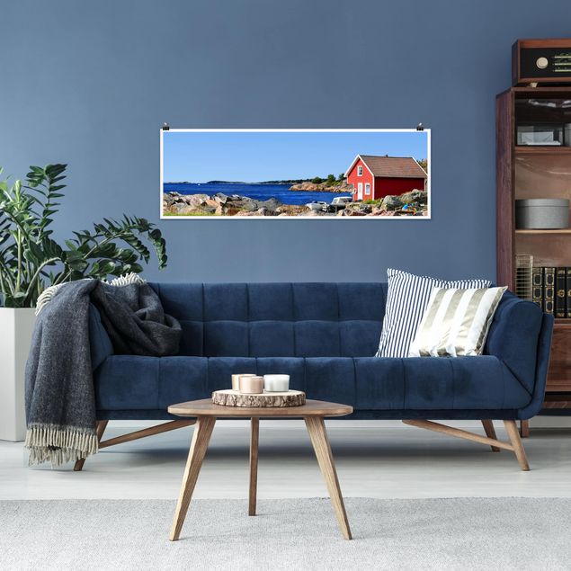 Poster - Vacanze in Norvegia - Panorama formato orizzontale