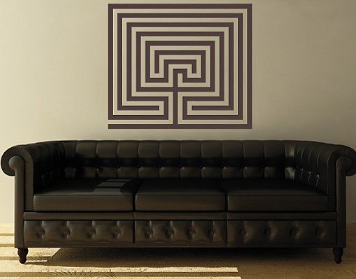 Adesivo murale no.UL254 labyrinth