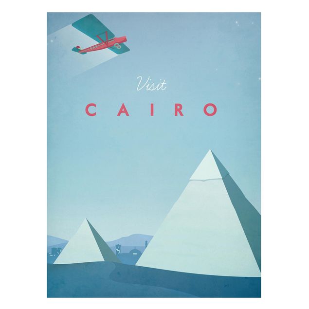 Lavagna magnetica - Poster viaggio - Il Cairo - Formato verticale 4:3