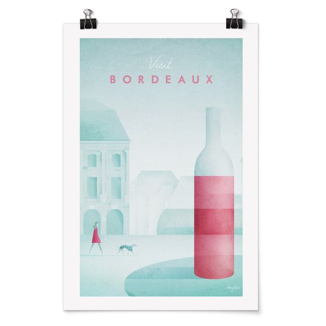 Poster - Poster viaggio - Bordeaux - Verticale 3:2
