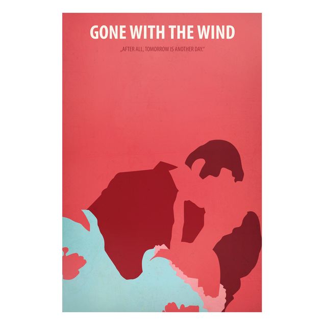 Lavagna magnetica - Film Poster Via col vento - Formato verticale 2:3
