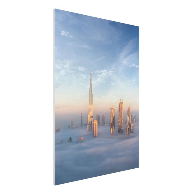 Quadro in forex - Dubai Sopra Le Nuvole - Verticale 3:4