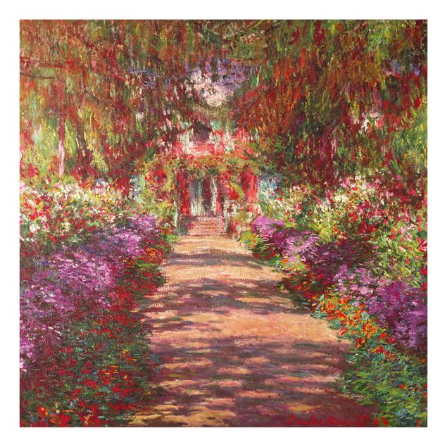 Paraschizzi in vetro - Claude Monet - Path In Monet's Garden At Giverny