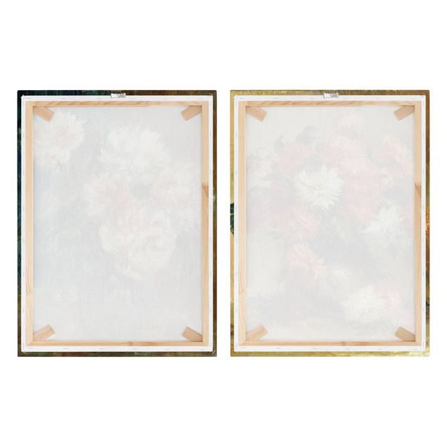 Stampa su tela 2 parti - Auguste Renoir - Vases - Verticale 4:3