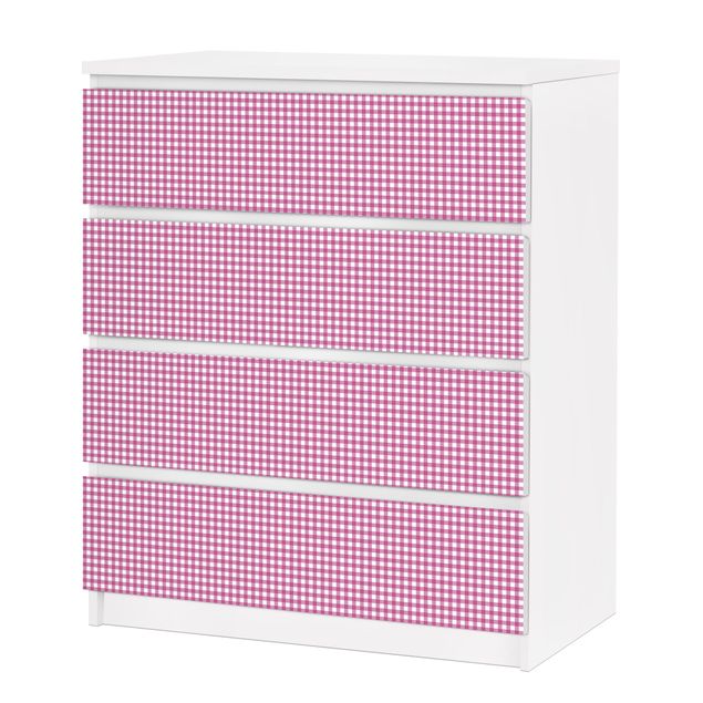 Carta adesiva per mobili IKEA - Malm Cassettiera 4xCassetti - Doll Blanket