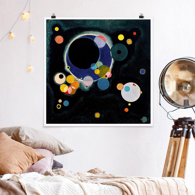 Abstrakte Malerei Wassily Kandinsky - Schizzo di cerchi