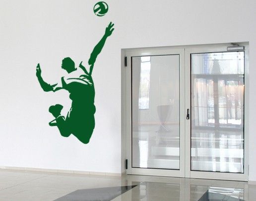 Adesivo murale no.UL412 Volleyballer
