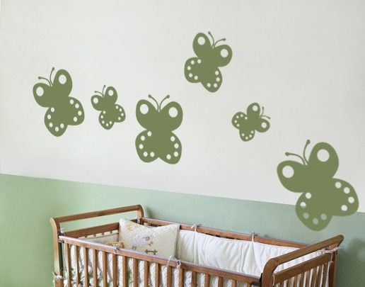 Adesivo murale No.UL425 Baby Butterfly Set