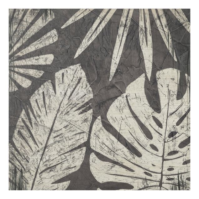 Paraschizzi in vetro - Palm Leaves Against A Dark Gray