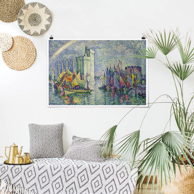 Poster - Paul Signac - Rainbow Sopra La Rochelle - Orizzontale 2:3