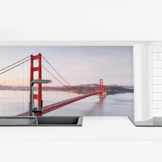 rivestimento cucina moderna Ponte del Golden Gate a San Francisco