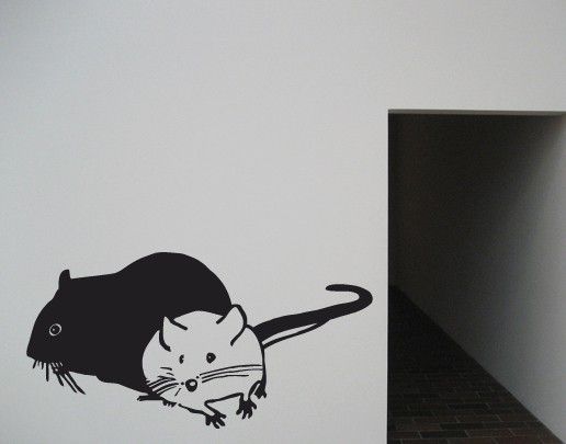 Adesivo murale No.UL462 Two Mouses