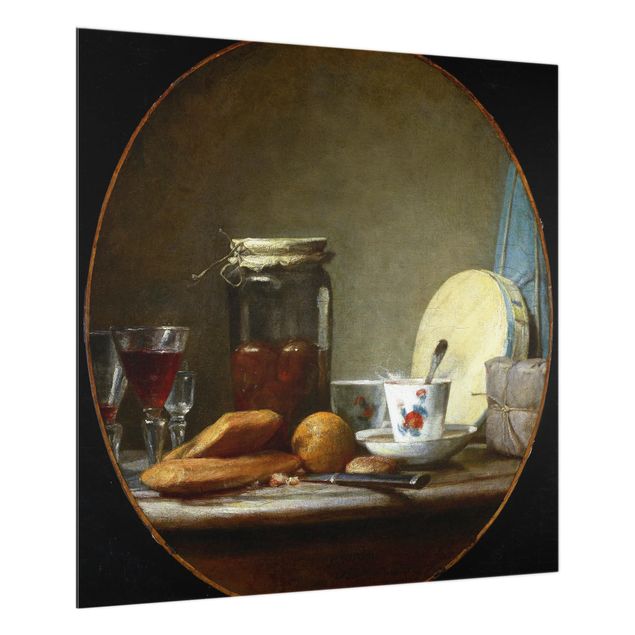 Paraschizzi in vetro - Jean-Baptiste Siméon Chardin - Glass With Apricots