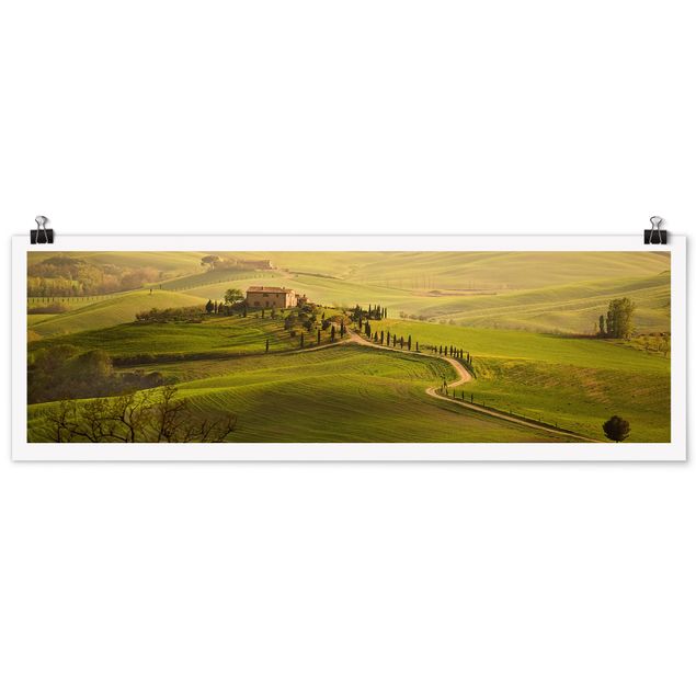 Poster - Chianti Toscana - Panorama formato orizzontale