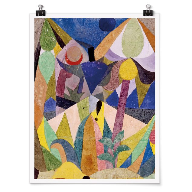 Poster - Paul Klee - Lieve Paesaggio tropicale - Verticale 4:3