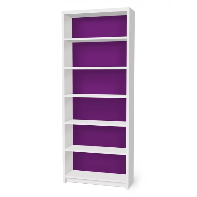 Carta adesiva per mobili IKEA - Billy Libreria - Colour Purple
