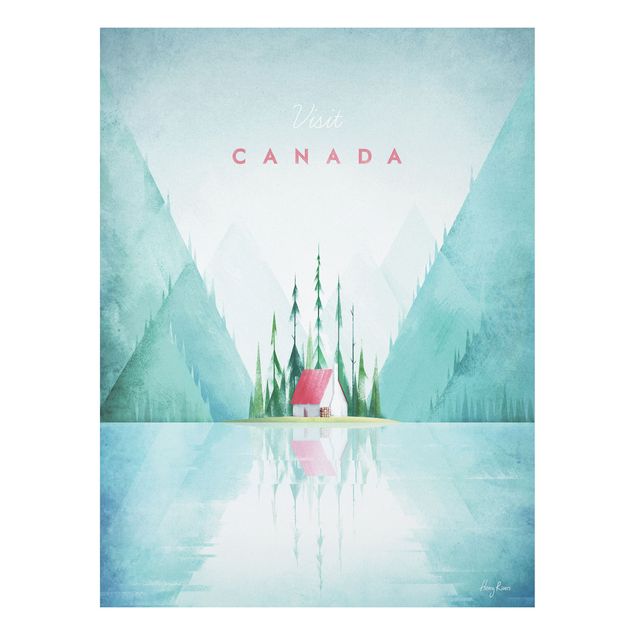 Stampa su Forex - Poster di viaggio - Canada - Verticale 4:3