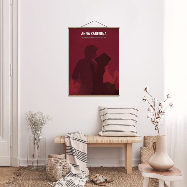 Foto su tessuto da parete con bastone - Poster del film Anna Karenina - Verticale 4:3