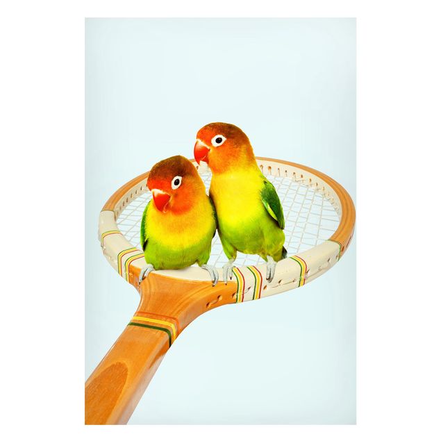 Lavagna magnetica - Tennis Con Uccelli - Formato verticale 2:3