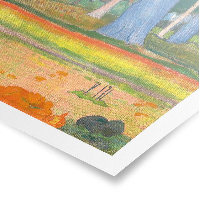Poster - Paul Gauguin - Paesaggio Foresta - Verticale 4:3