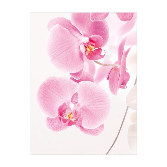 Tappeto bagno rosa Orchidee delicate