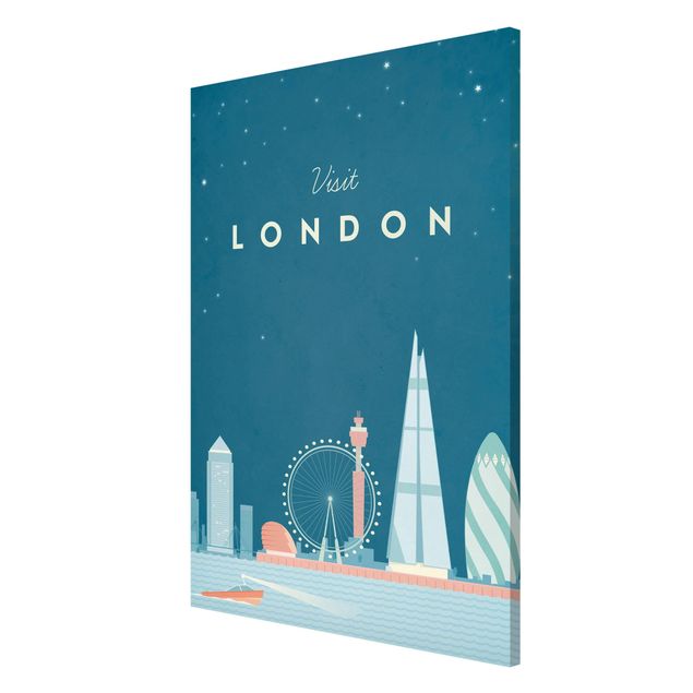Lavagna magnetica - Poster Viaggio - Londra - Formato verticale 2:3