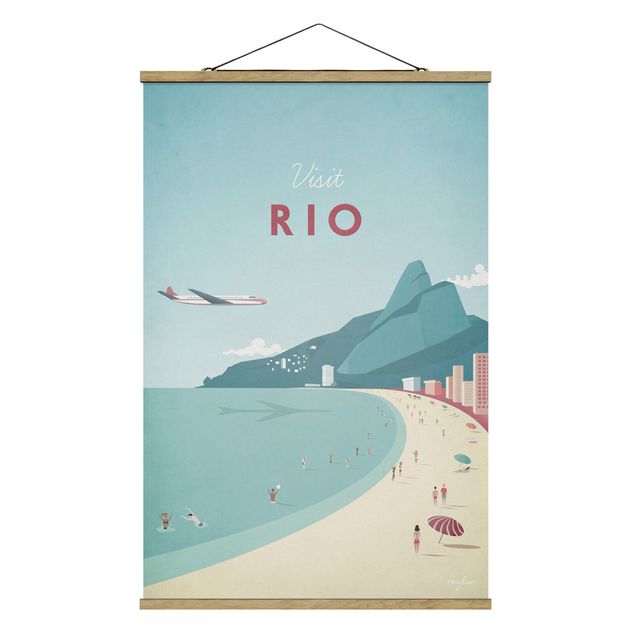 Foto su tessuto da parete con bastone - Poster Travel - Rio De Janeiro - Verticale 3:2