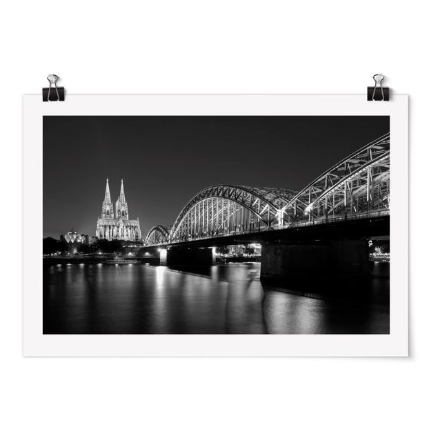 Poster - Cologne At Night II - Orizzontale 2:3