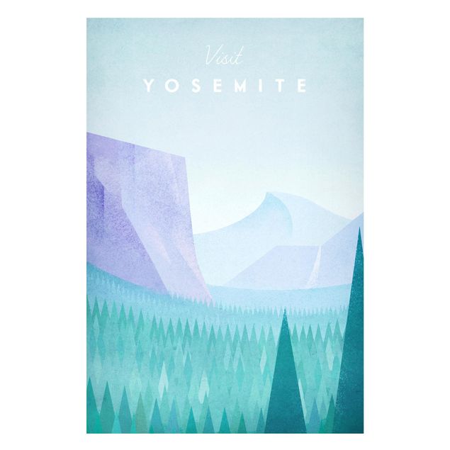 Lavagna magnetica - Poster Viaggi - Yosemite Park - Formato verticale 2:3