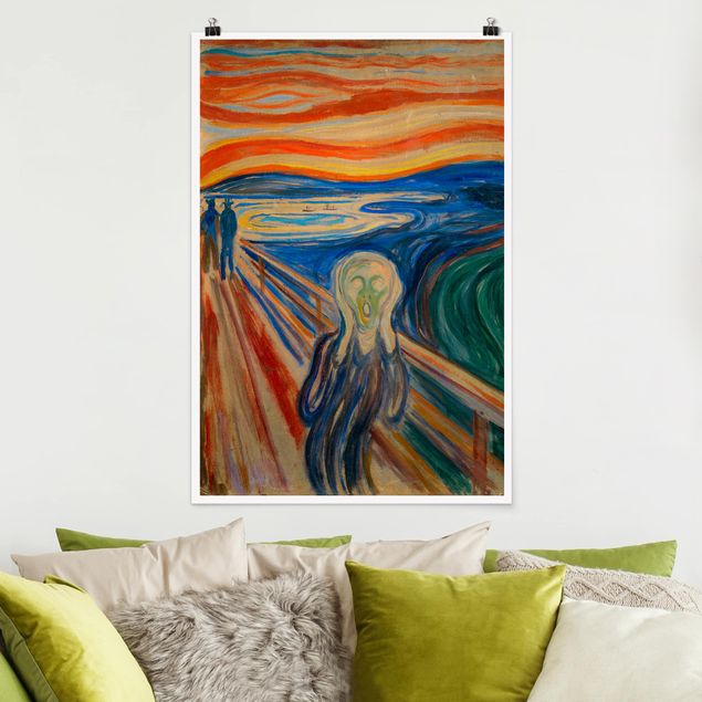 quadro astratto Edvard Munch - L'urlo