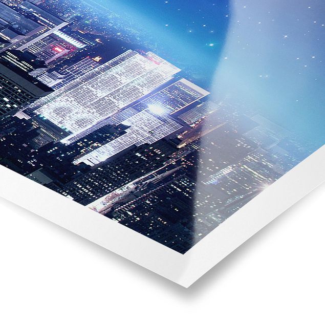 Poster - Illuminato New York - Panorama formato orizzontale
