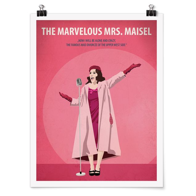 Poster - Poster del film La signora Marvelous Maisel - Verticale 4:3