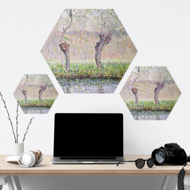 Esagono in forex - Claude Monet - Primavera Willows