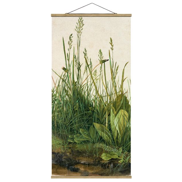 Quadro su tessuto con stecche per poster - Albrecht Durer - The Great Lawn - Verticale 2:1