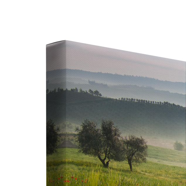 Stampa su tela 3 parti - Tuscany Spring - Trittico da galleria