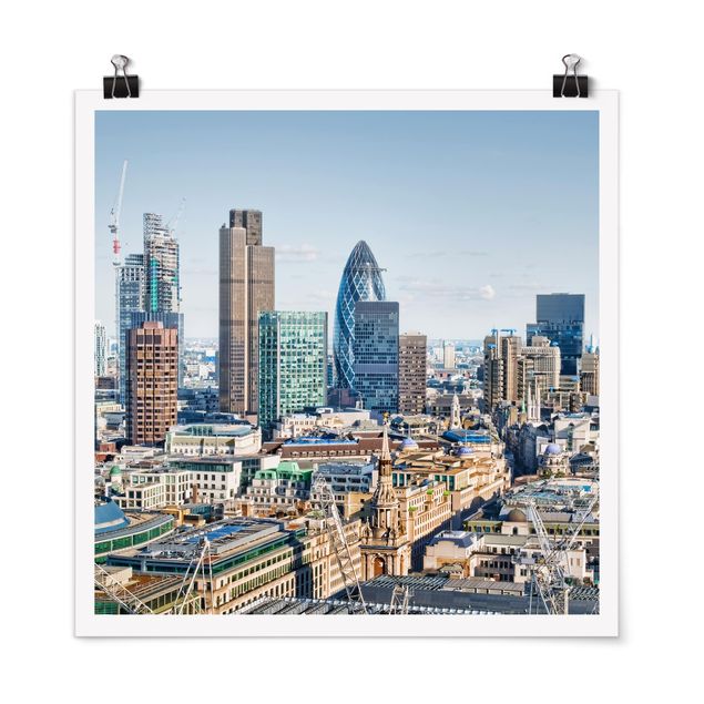 Poster - City Of London - Quadrato 1:1