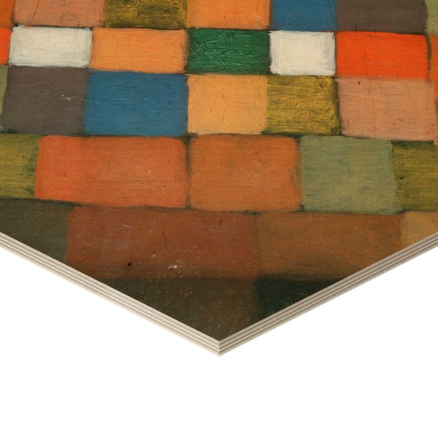 Esagono in legno - Paul Klee - Aumento