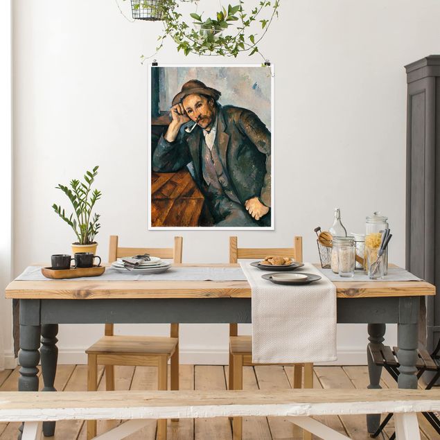 Poster - Paul Cezanne - il fumatore - Verticale 4:3