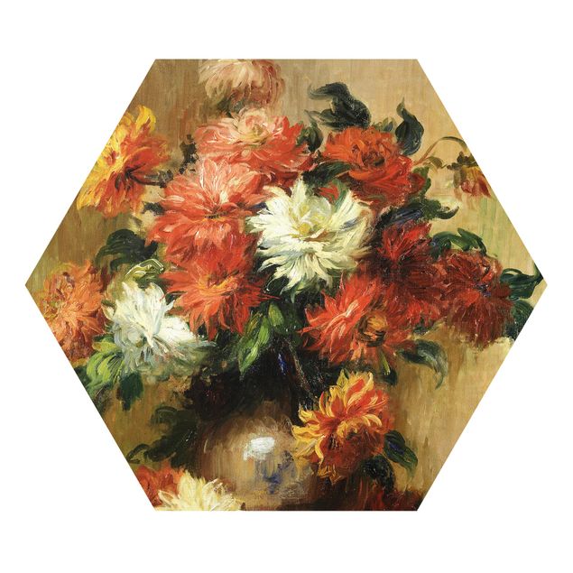 Esagono in forex - Auguste Renoir - Natura morta con dalie