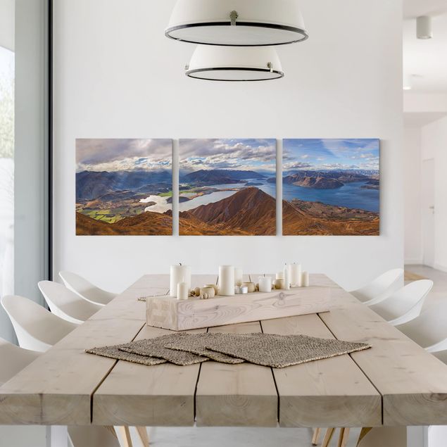 Quadri moderni per soggiorno Roys Peak in Nuova Zelanda